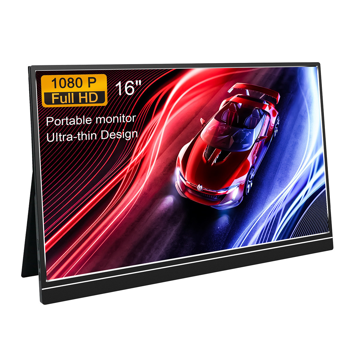 Anzeigen-1000:1 Gewicht 705g 1080P HDR 16 Zoll-tragbarer Monitor