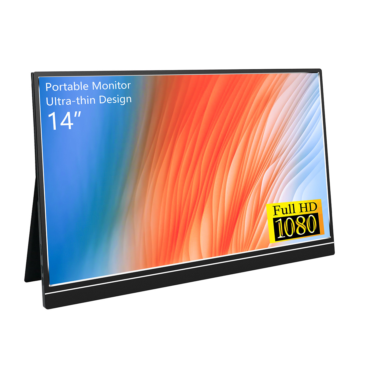 DC 5V 2A HDR 14 Zoll LCD-800:1 Kontrast USB trieb Touch Screen Monitor an