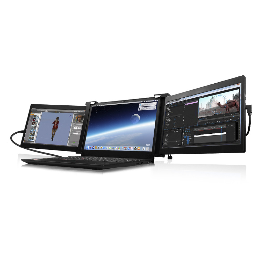 CER 1080P 11,6 bewegt dreifacher IPS-Laptop-tragbare Monitor-Unterstützung HDR Schritt für Schritt fort
