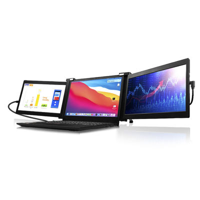 Laptop-tragbaren des Monitors des Erweiterungs-Trio-13.3inch mehrfache Sprachen